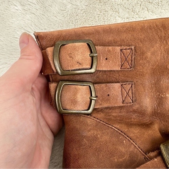 Lucky Brand Tommie Chestnut Booties Size 10 - Picture 10 of 12